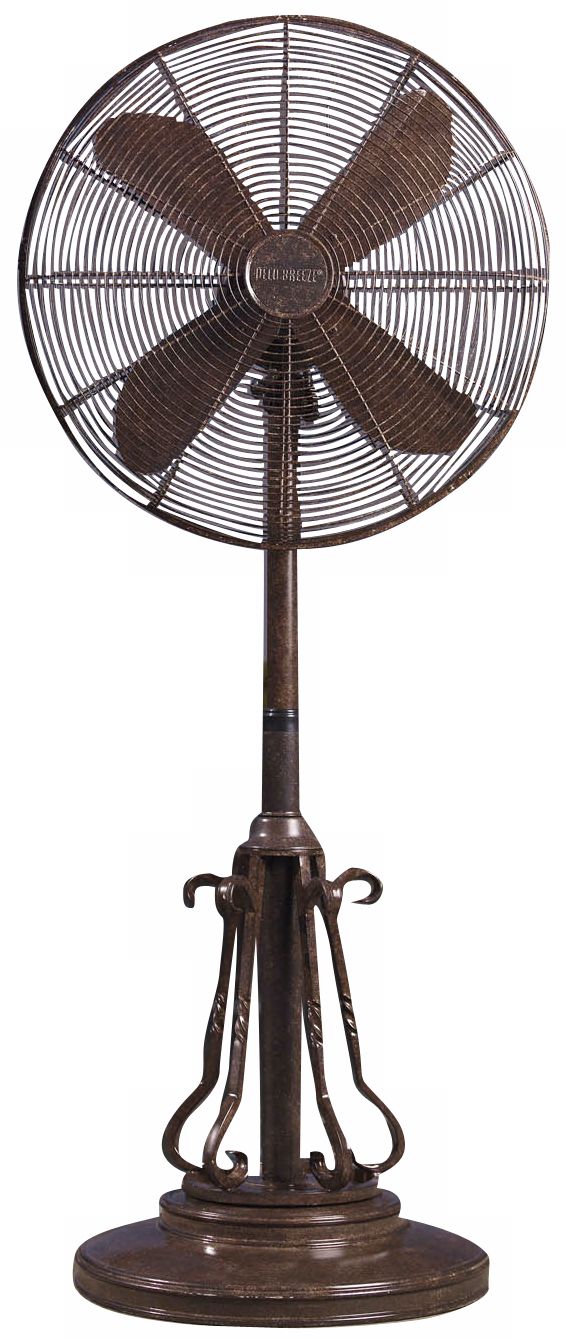 Marbella Brown Adjustable Outdoor Fan