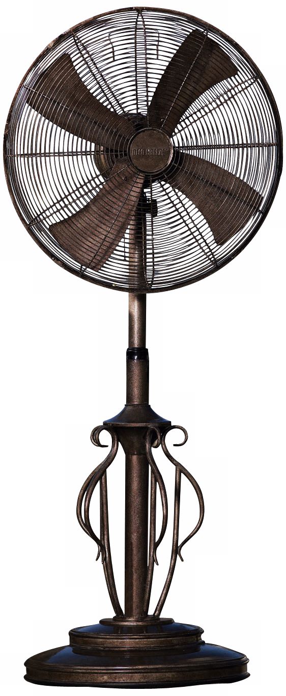 Capri Bronze Adjustable Outdoor Standing Fan