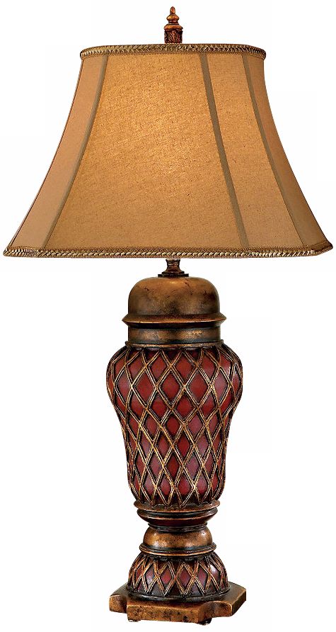 Murray Feiss Verdun Collection Lattice Urn Table Lamp