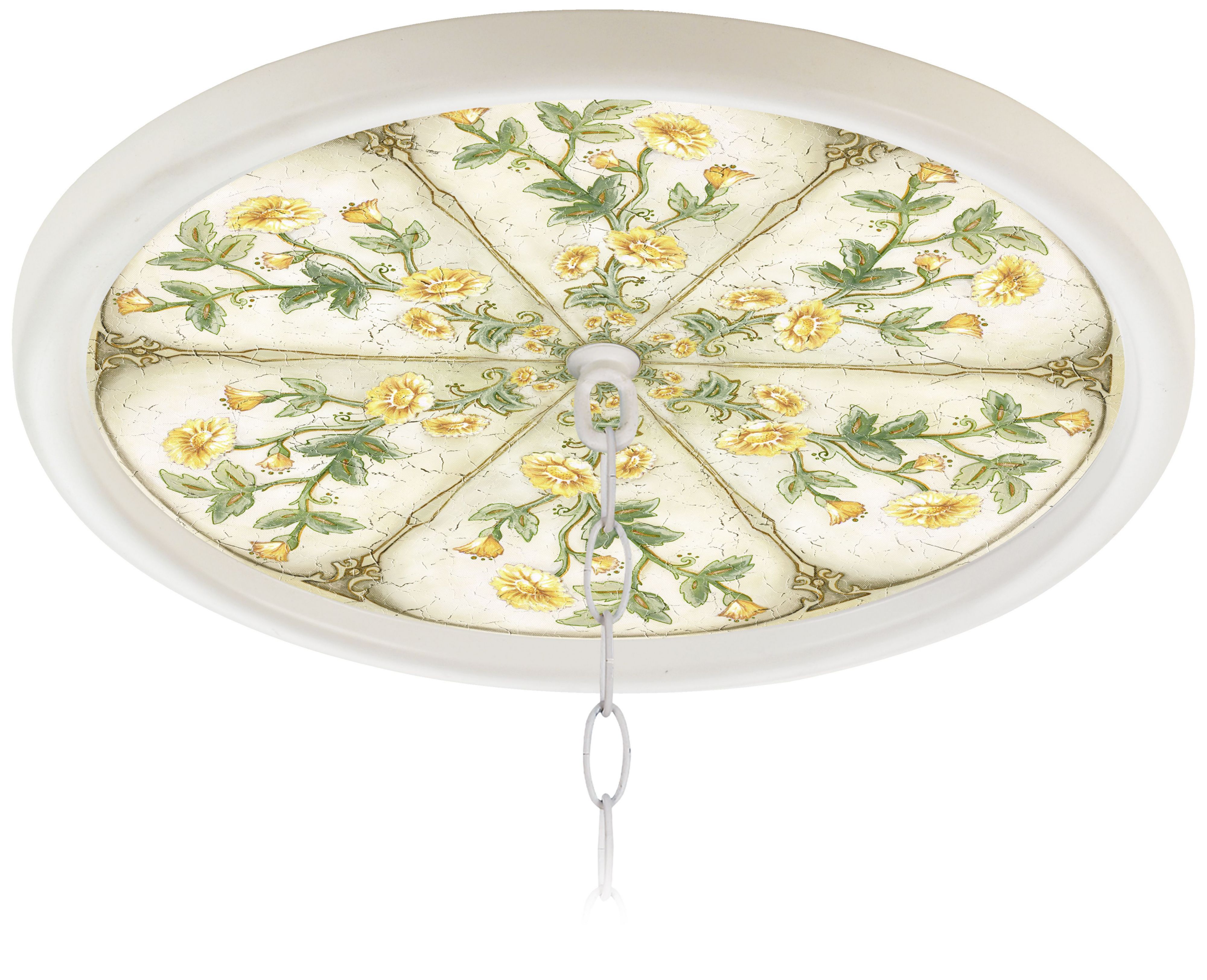 English Garden Butter 16" Wide 1" Opening Medallion