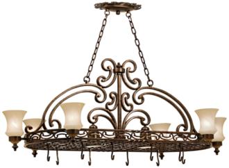 Hamilton Six Light Pot Rack Chandelier G8643