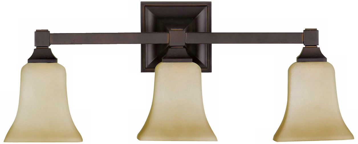 American Foursquare Collection 22" Wide Bathroom Light