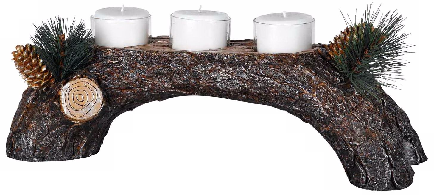 Evergreen Pinecone Candleholder