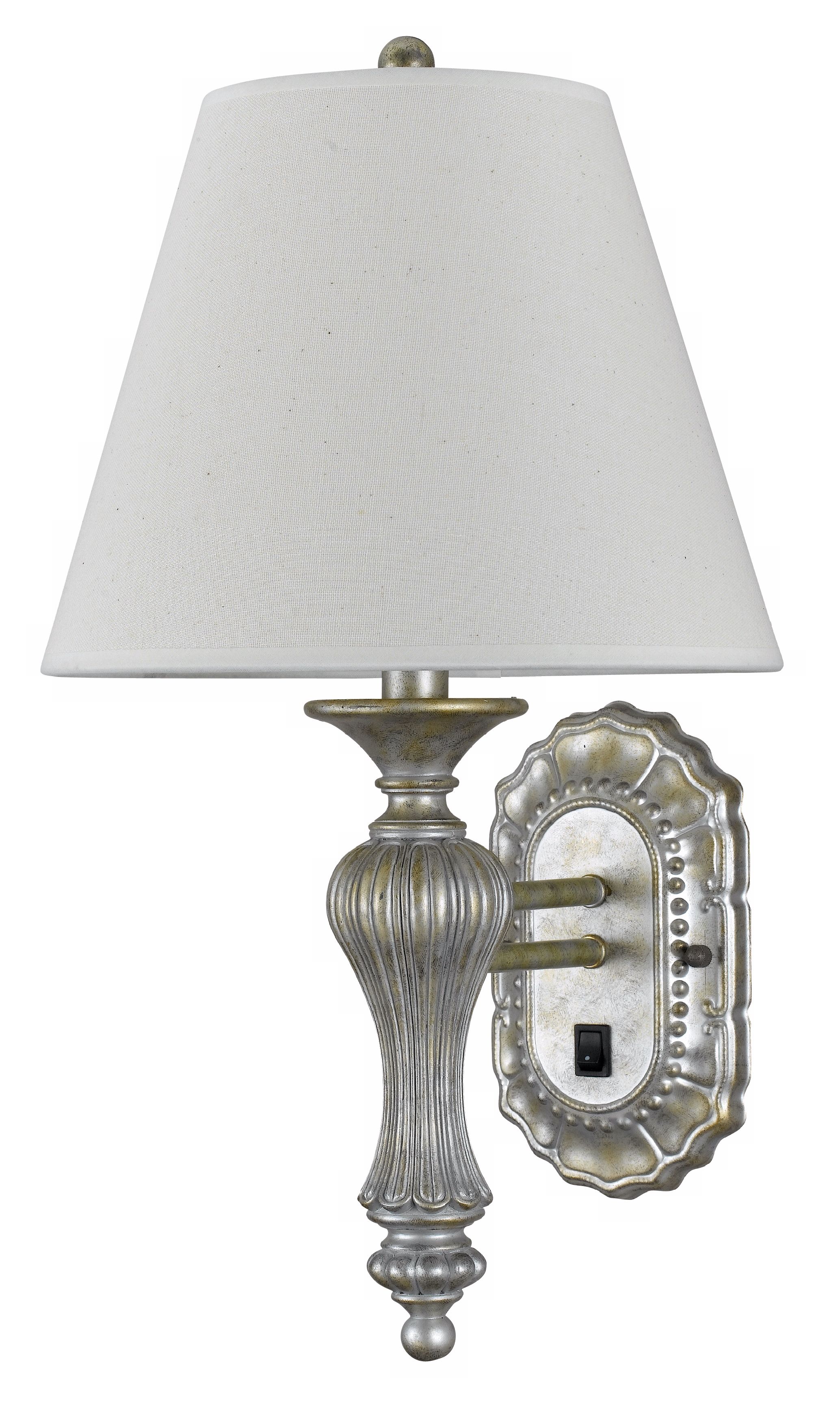 Fairfield Antique Silver Gold Wall Lamp