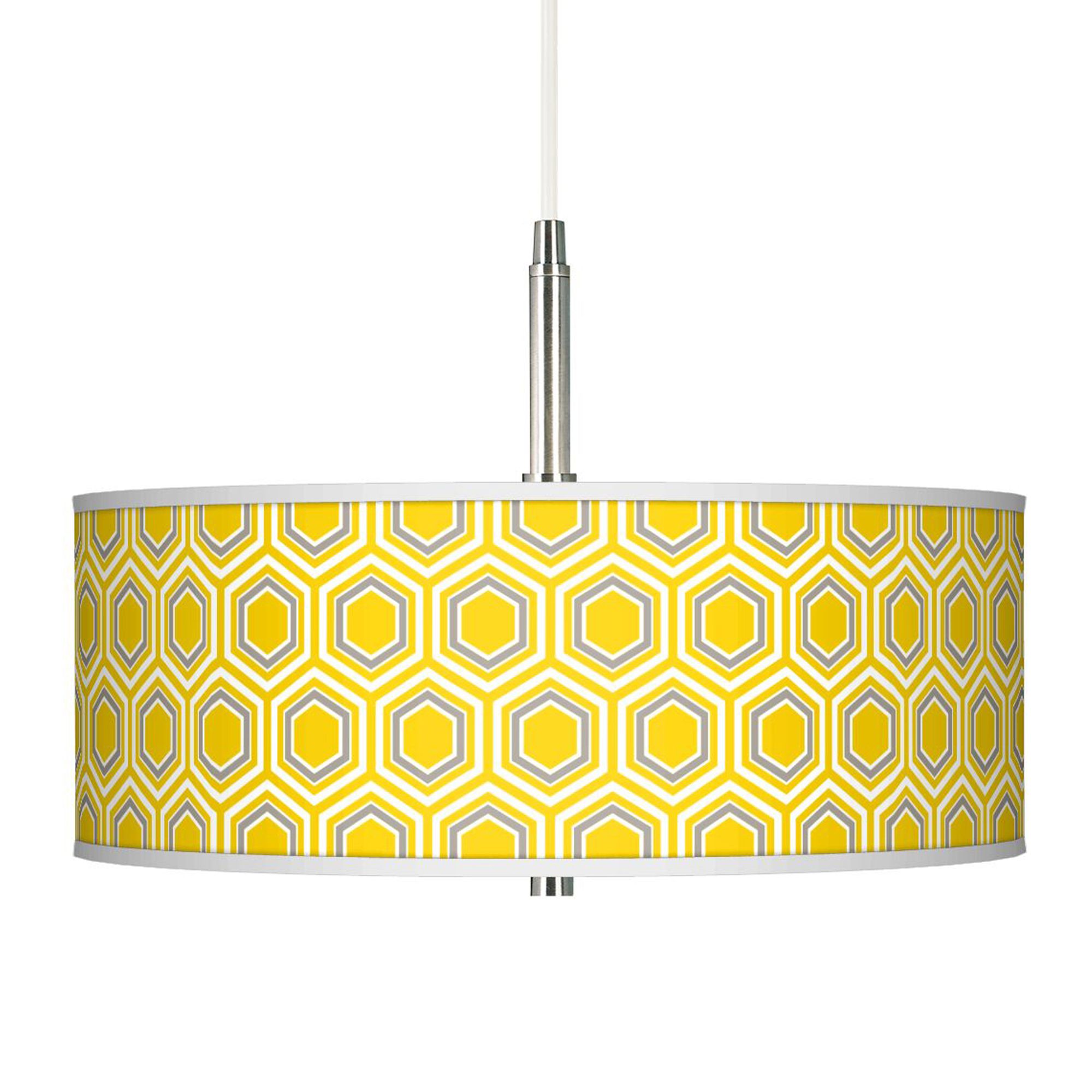 Honeycomb Giclee Pendant Chandelier