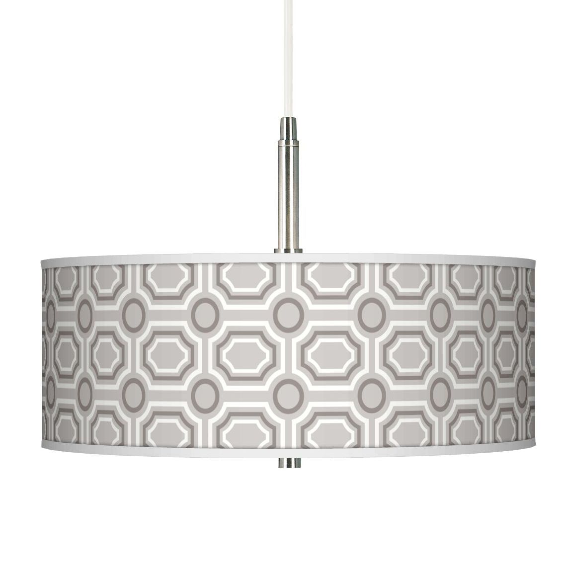 Luxe Tile Giclee Pendant Chandelier