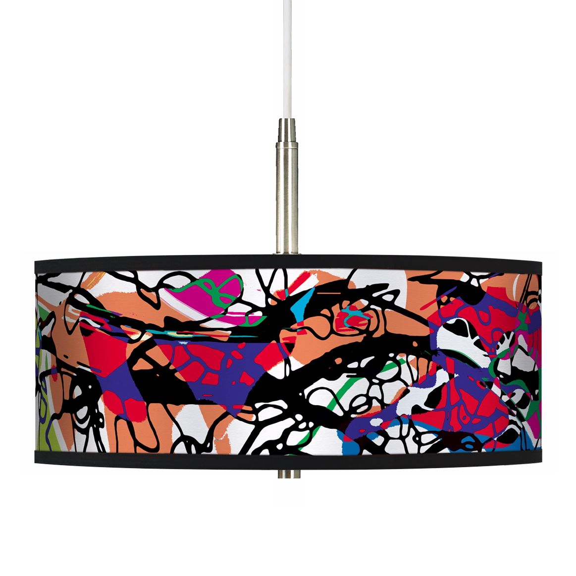Paint Box Giclee Pendant Chandelier