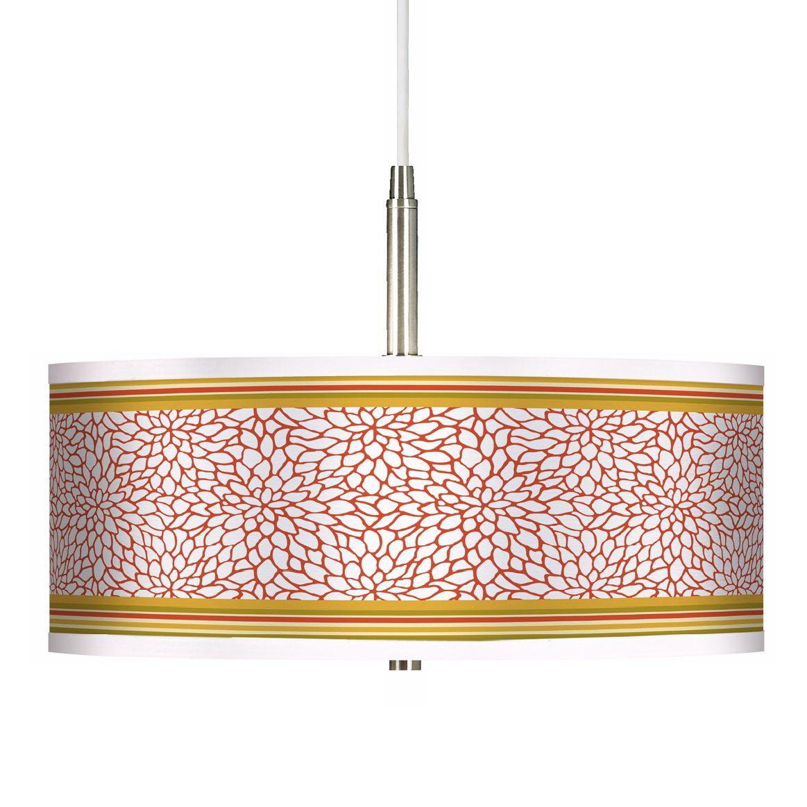 Stacy Garcia Harvest Dahlia Giclee Pendant Chandelier