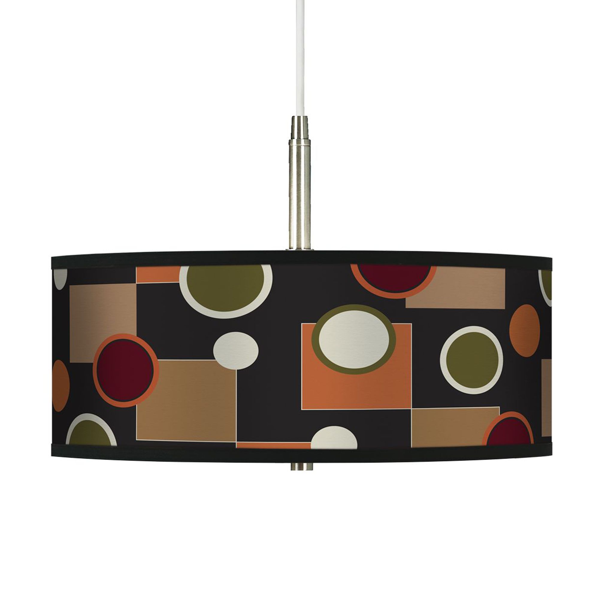 Retro Medley Giclee Pendant Chandelier