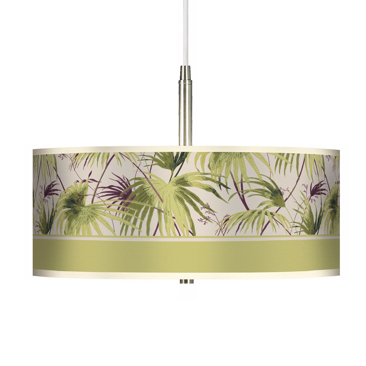 Palm Breeze Giclee Pendant Chandelier