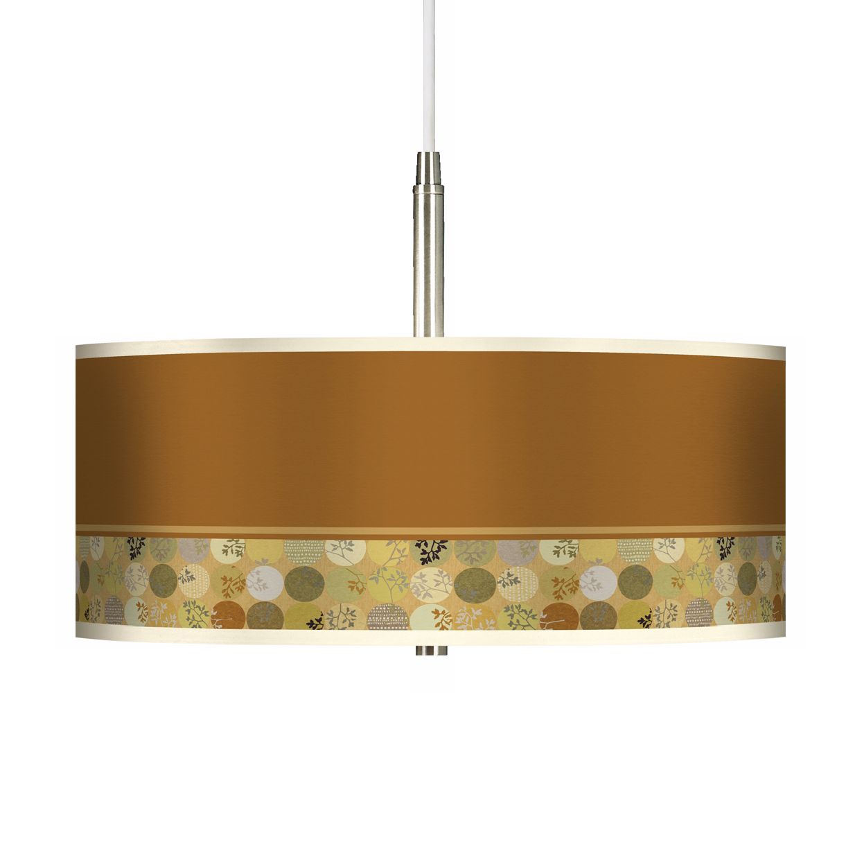 Wispy Circles Giclee Pendant Chandelier