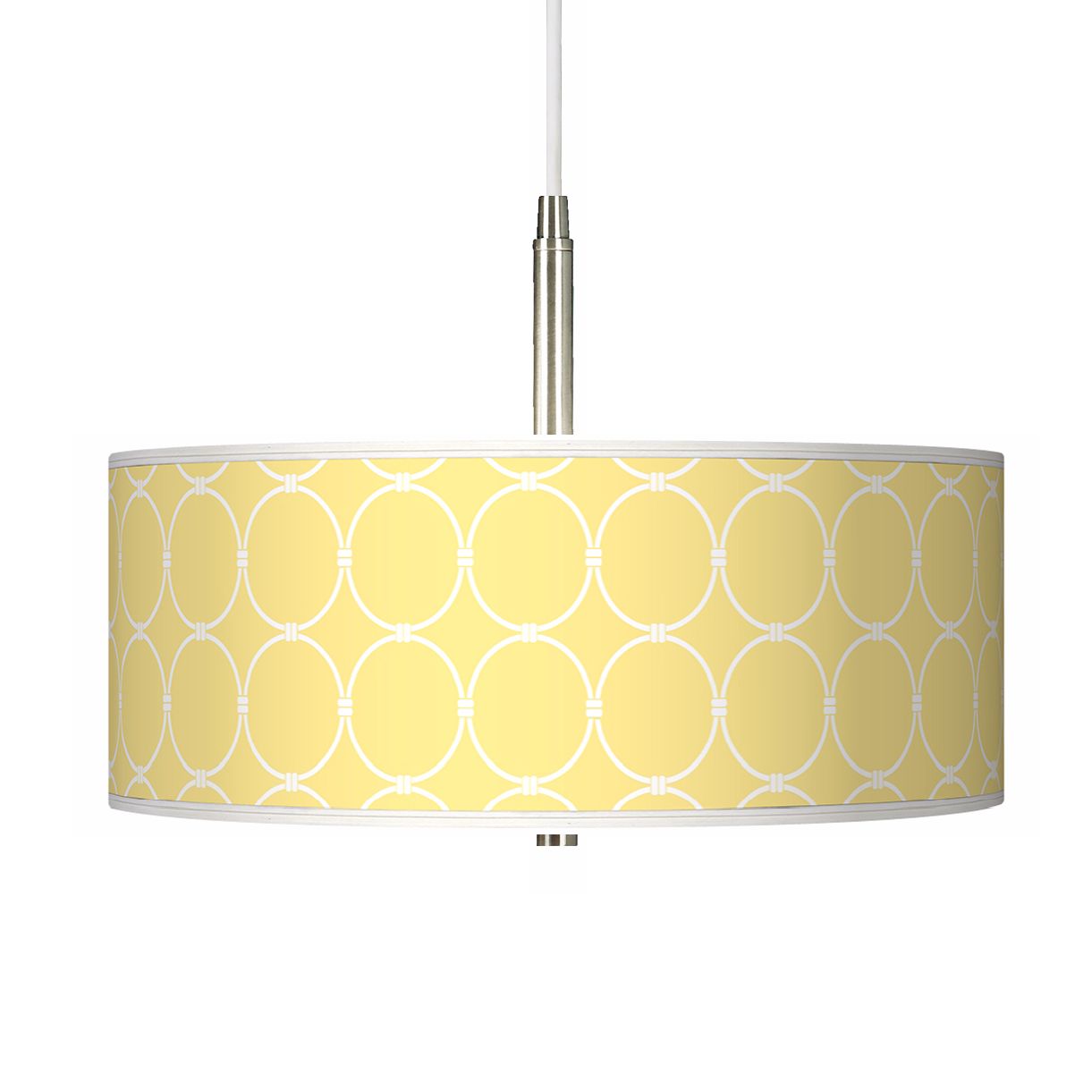 Lemon Interlace Giclee Pendant Chandelier