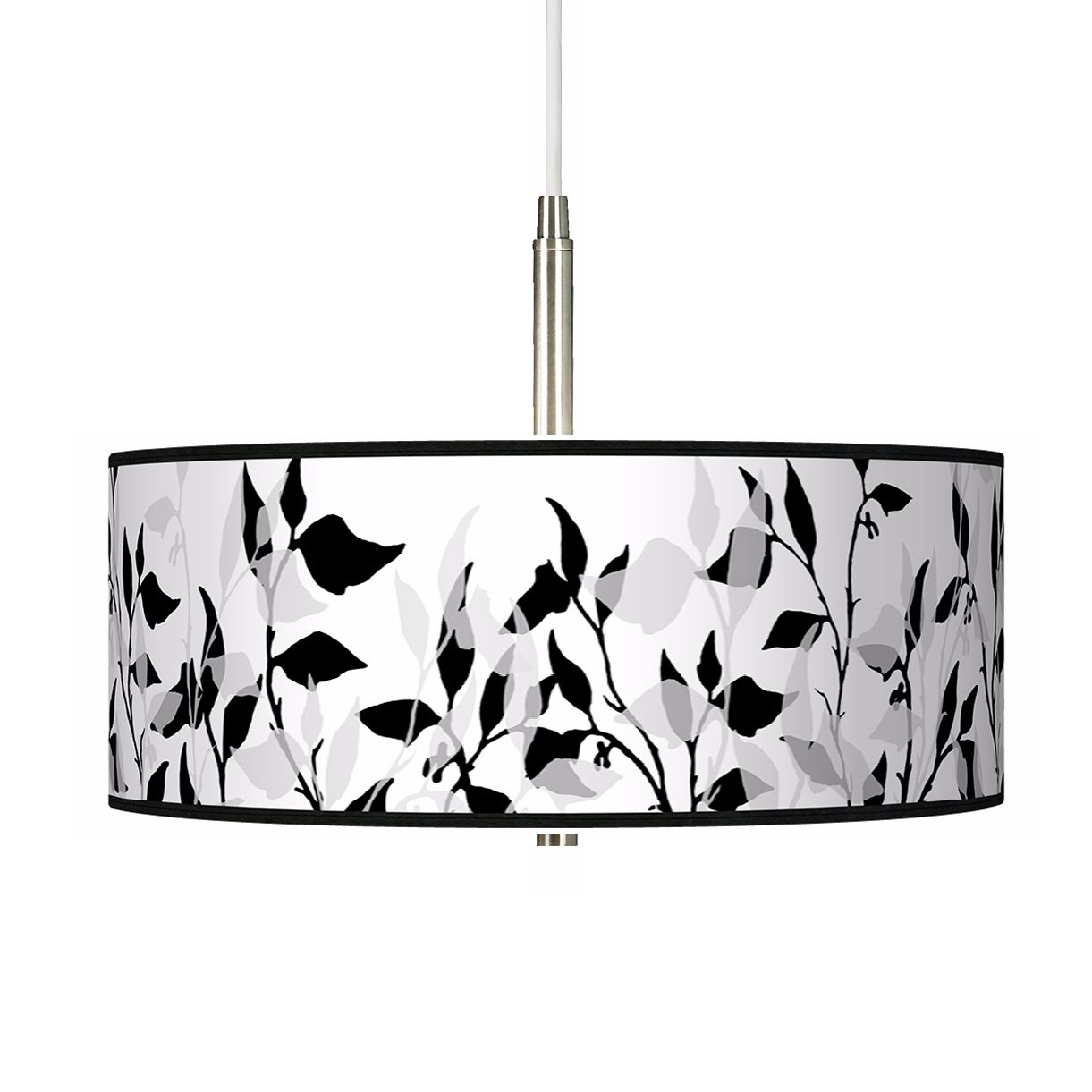 Three Tone Leaves Giclee Pendant Chandelier