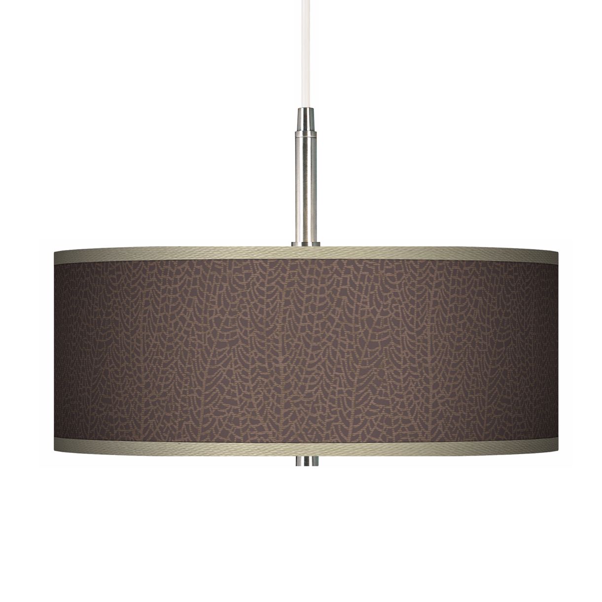 Stacy Garcia Seafan Taupe Giclee Pendant Chandelier