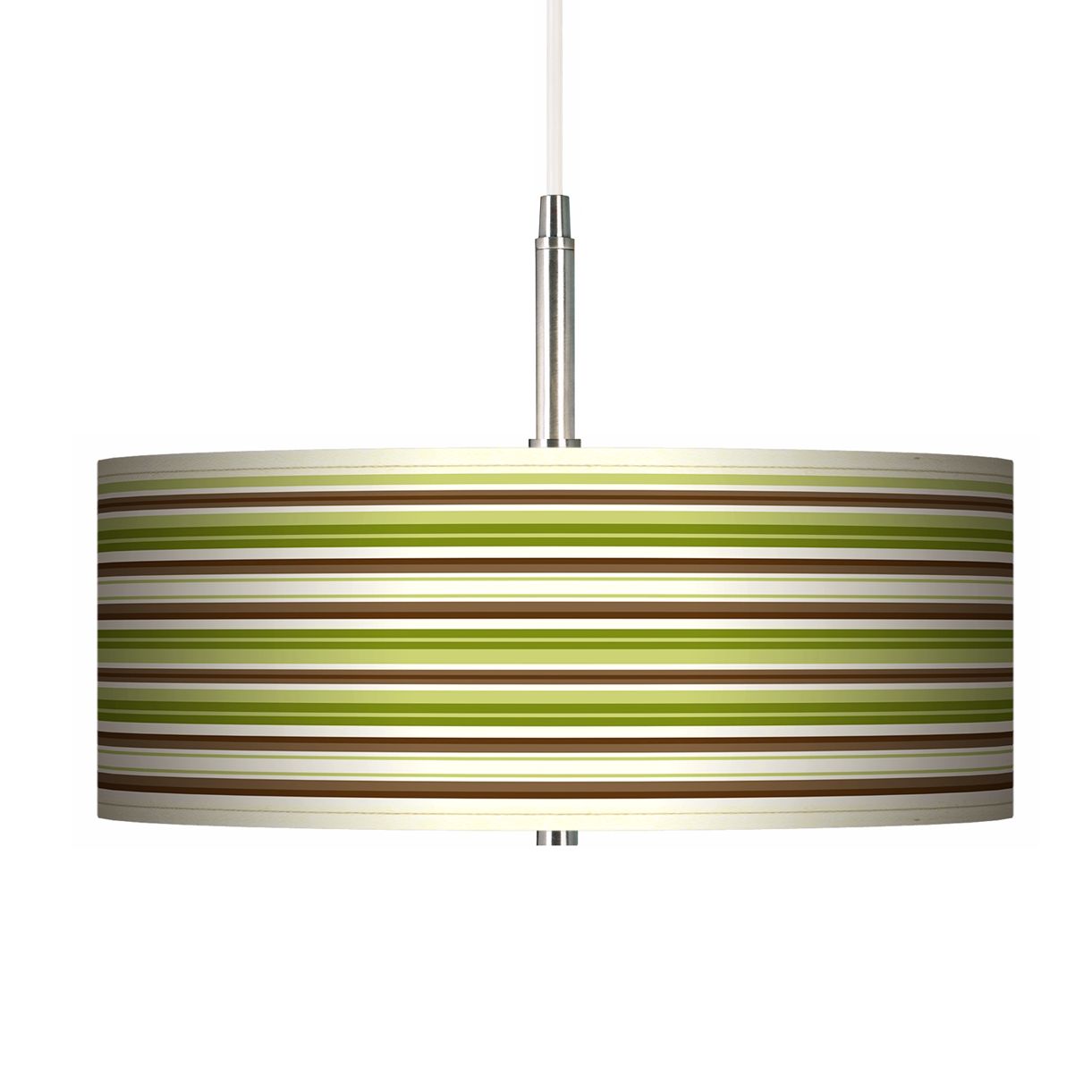 Tampa Stripe Giclee Pendant Chandelier