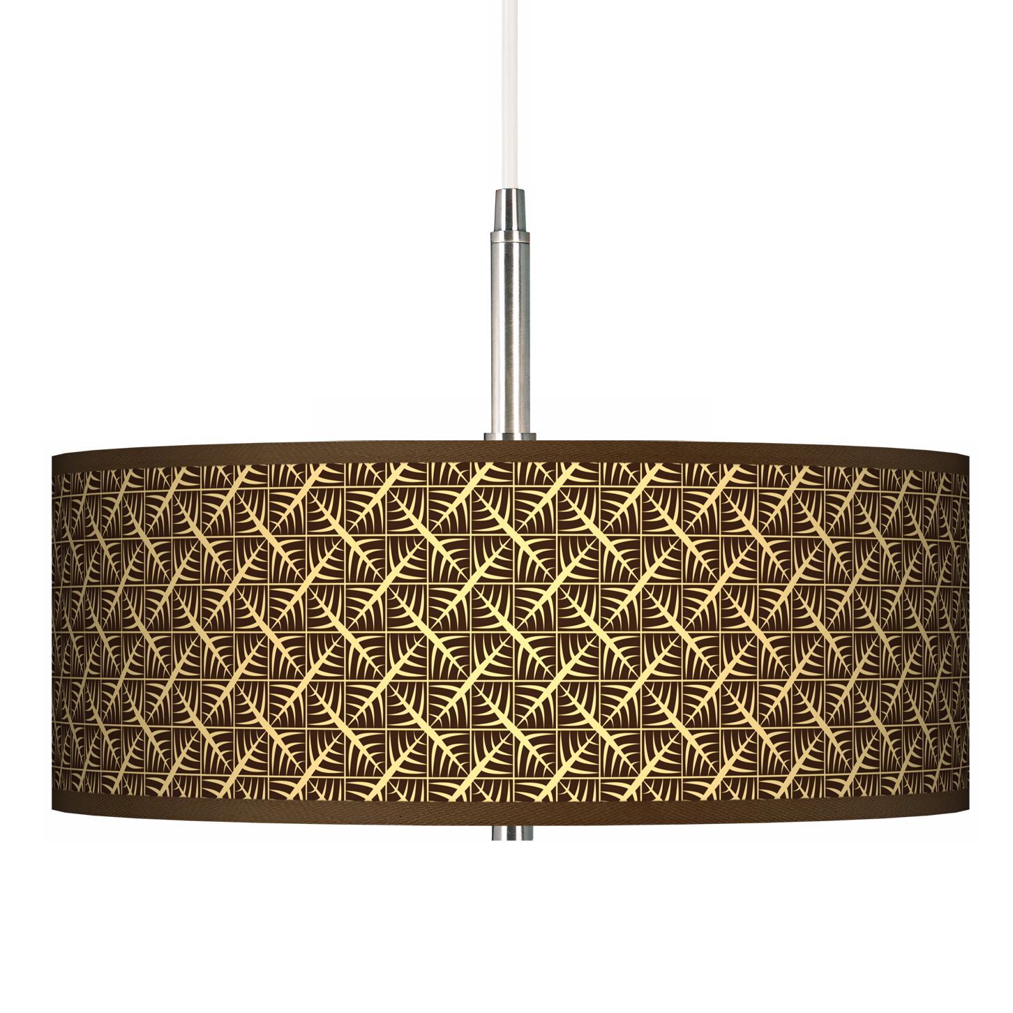 Tan Wailia Giclee Pendant Chandelier