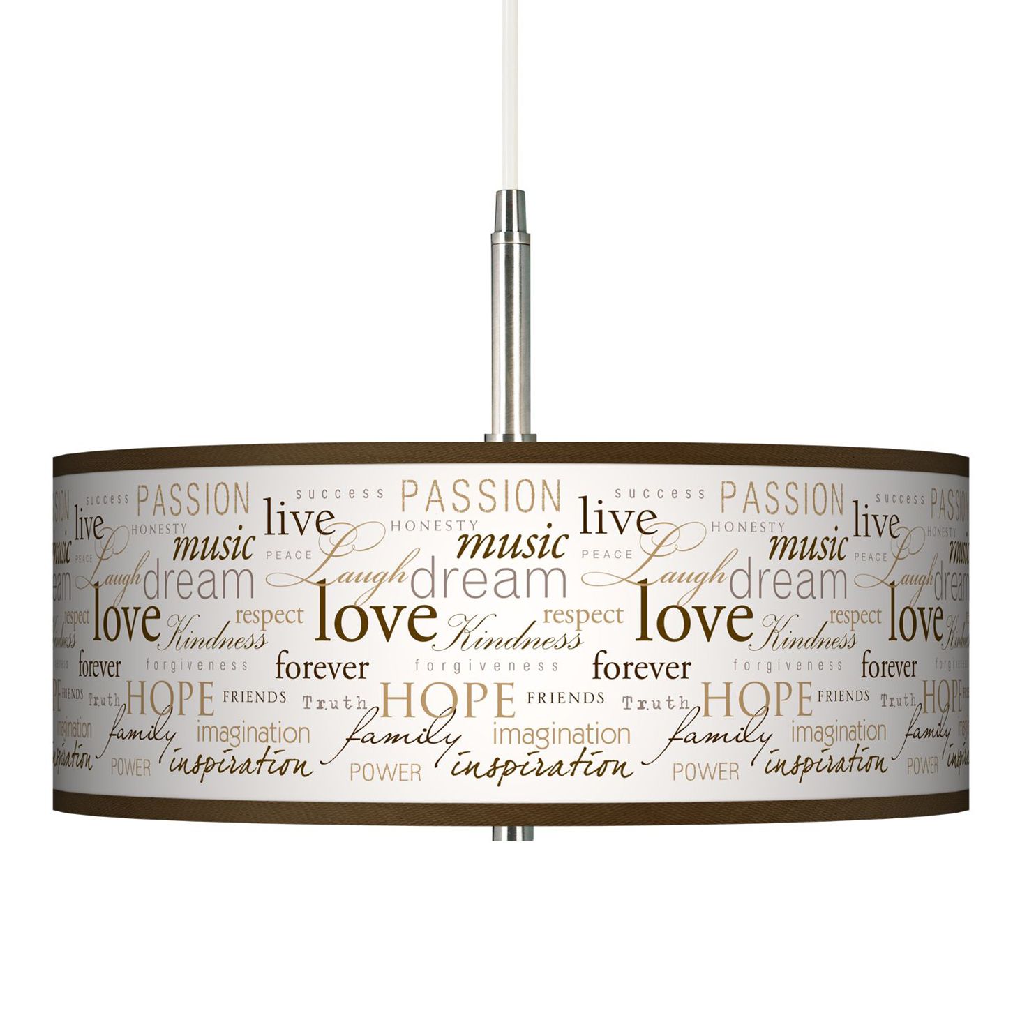 Positivity Giclee Pendant Chandelier