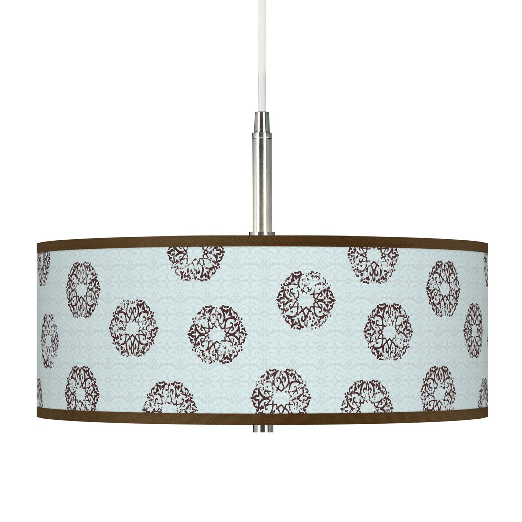 Weathered Medallion Giclee Pendant Chandelier
