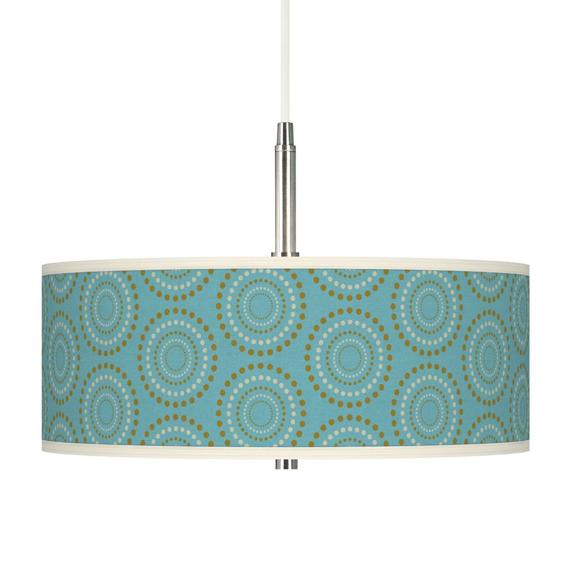 Blue Calliope Giclee Pendant Chandelier