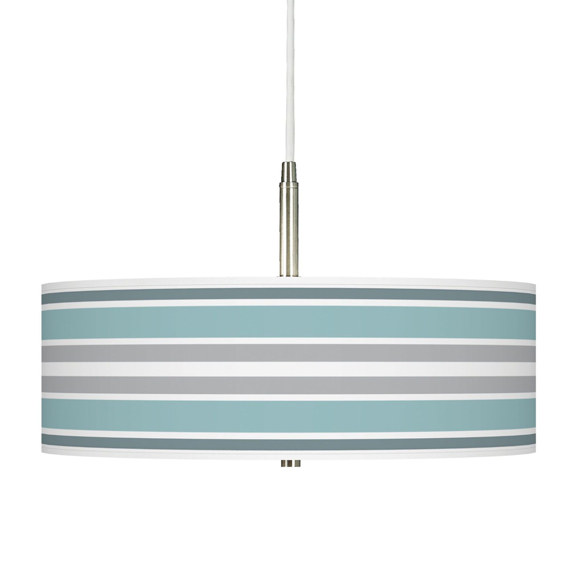 Multi Color Stripes Giclee Pendant Chandelier