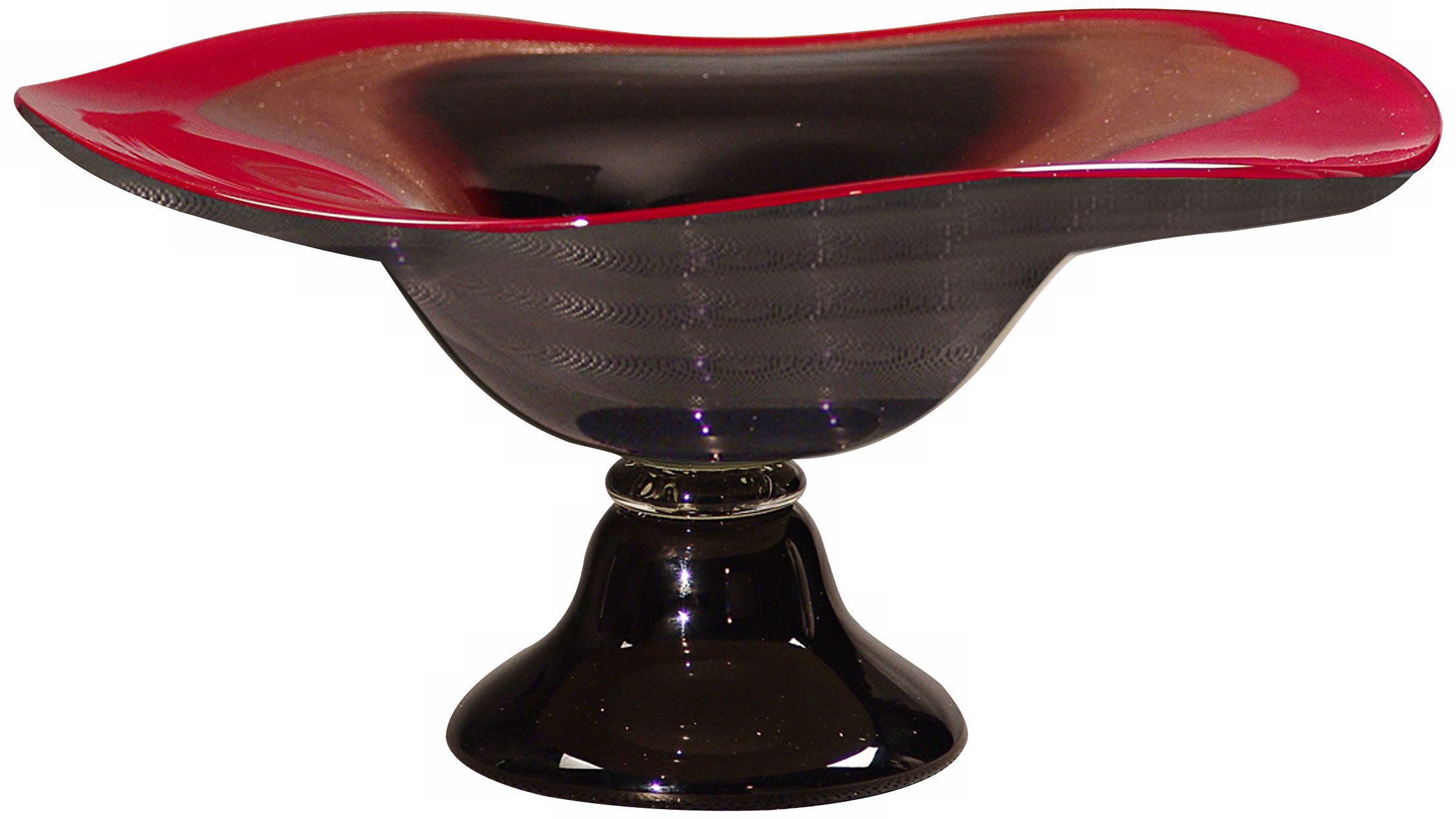 Dale Tiffany Sophistication Red Art Glass Bowl