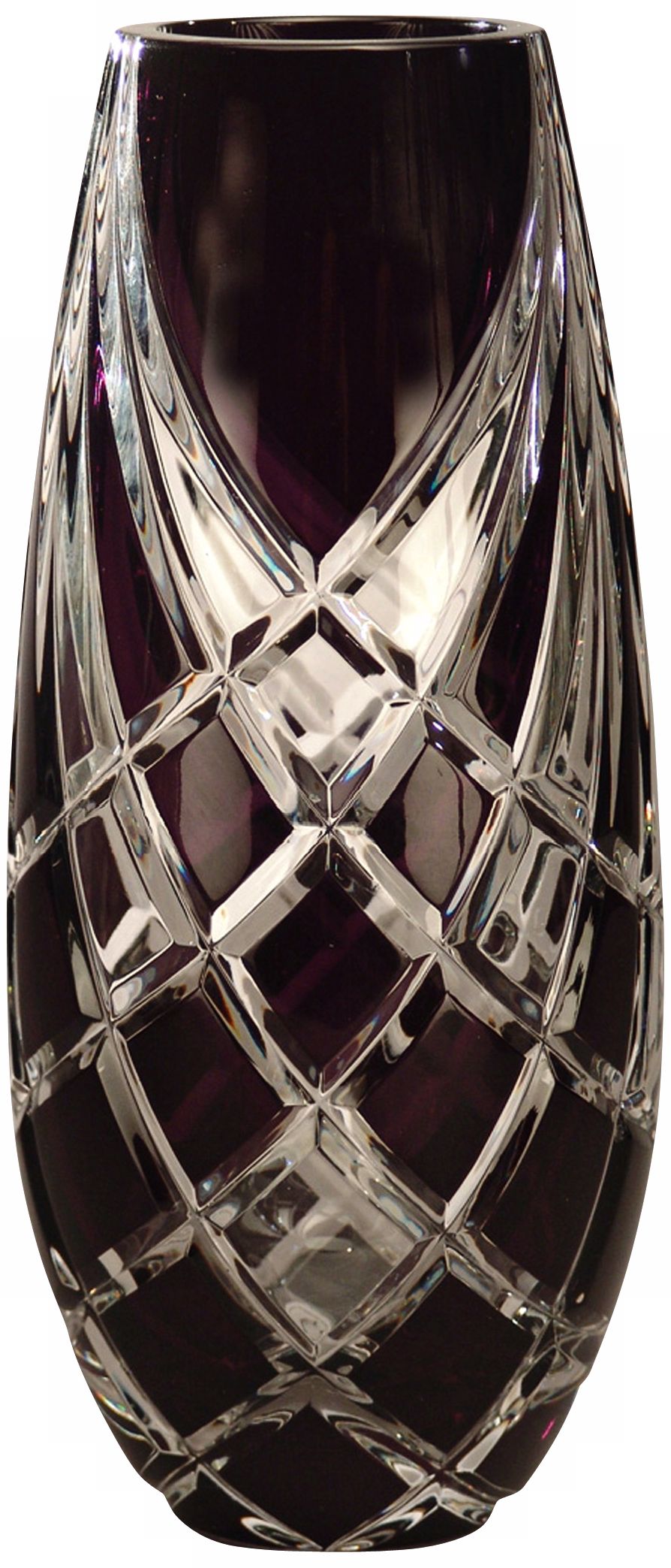 Dale Tiffany 12" High Black Shield Vase