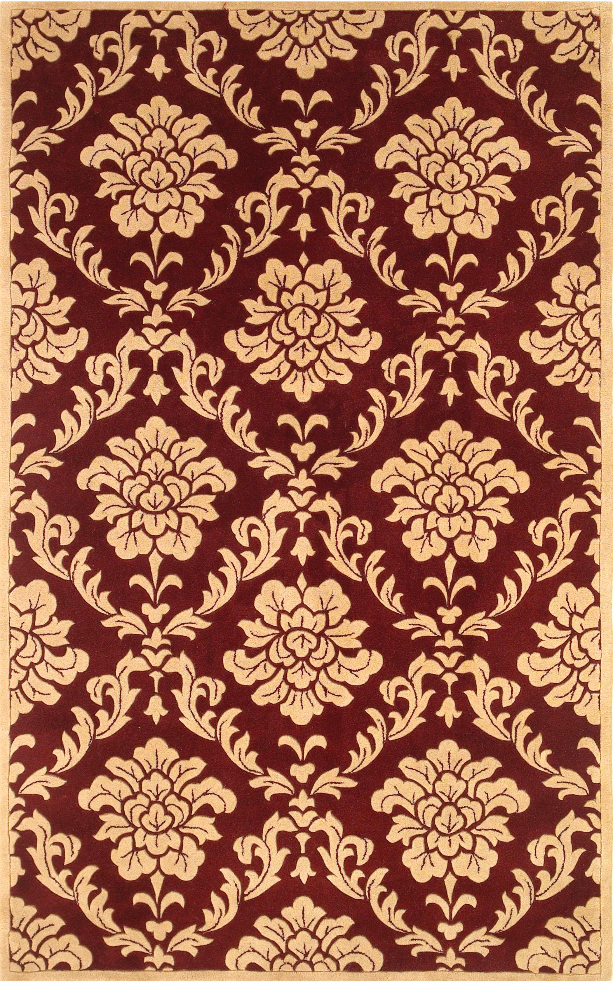 Manor House Red Court Area Rug