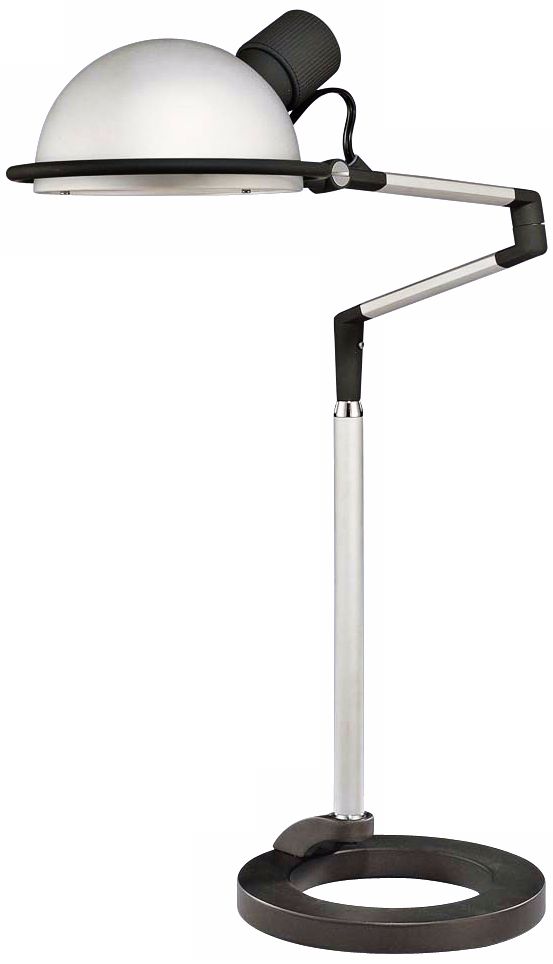 George Kovacs Silver Swing Arm Desk Lamp