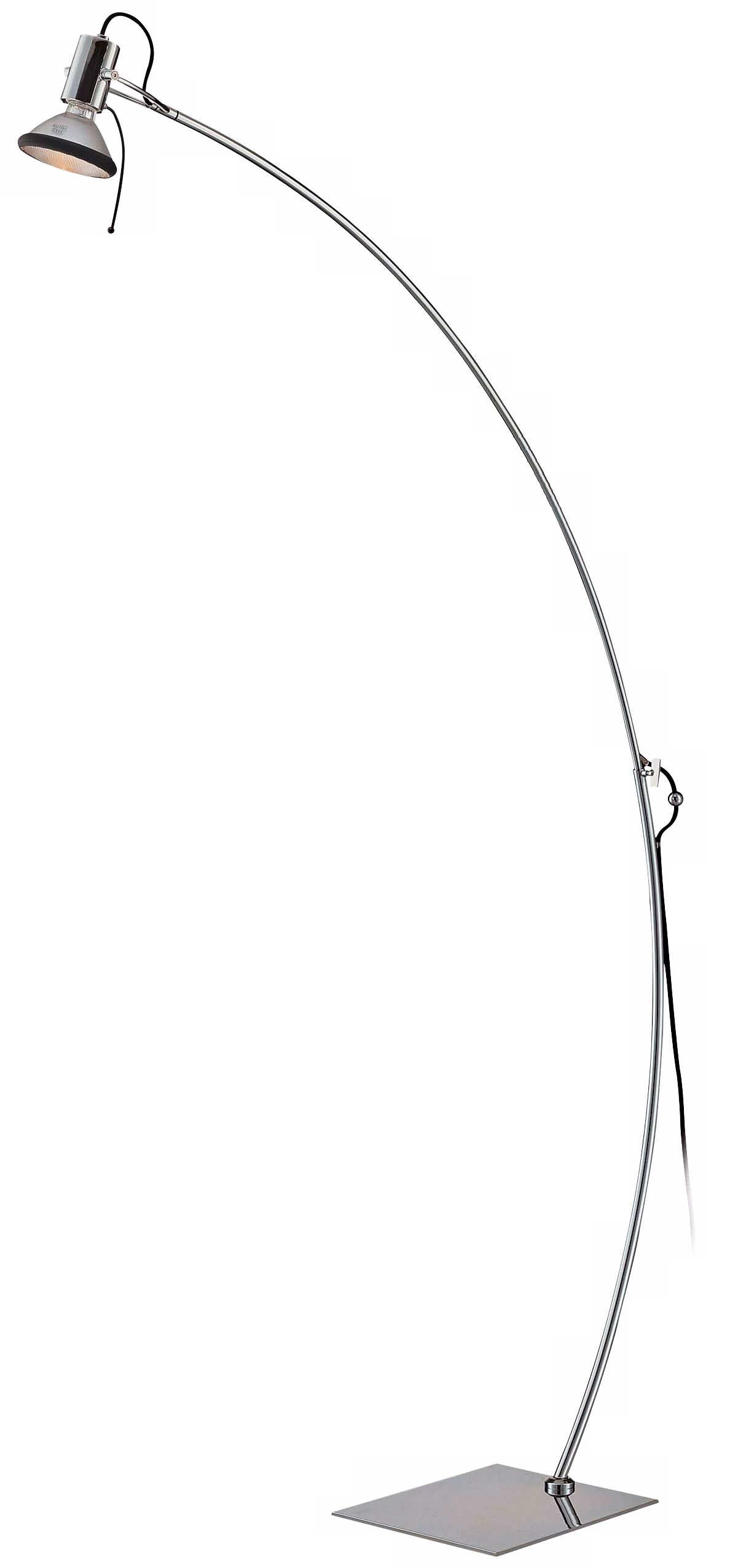 George Kovacs Chrome Arch Flood Light Floor Lamp