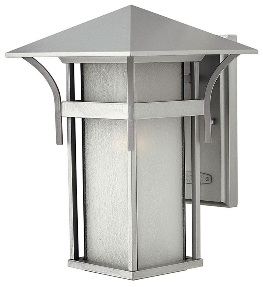 Harbor Collection Titanium 13 1/2" High Outdoor Wall Light