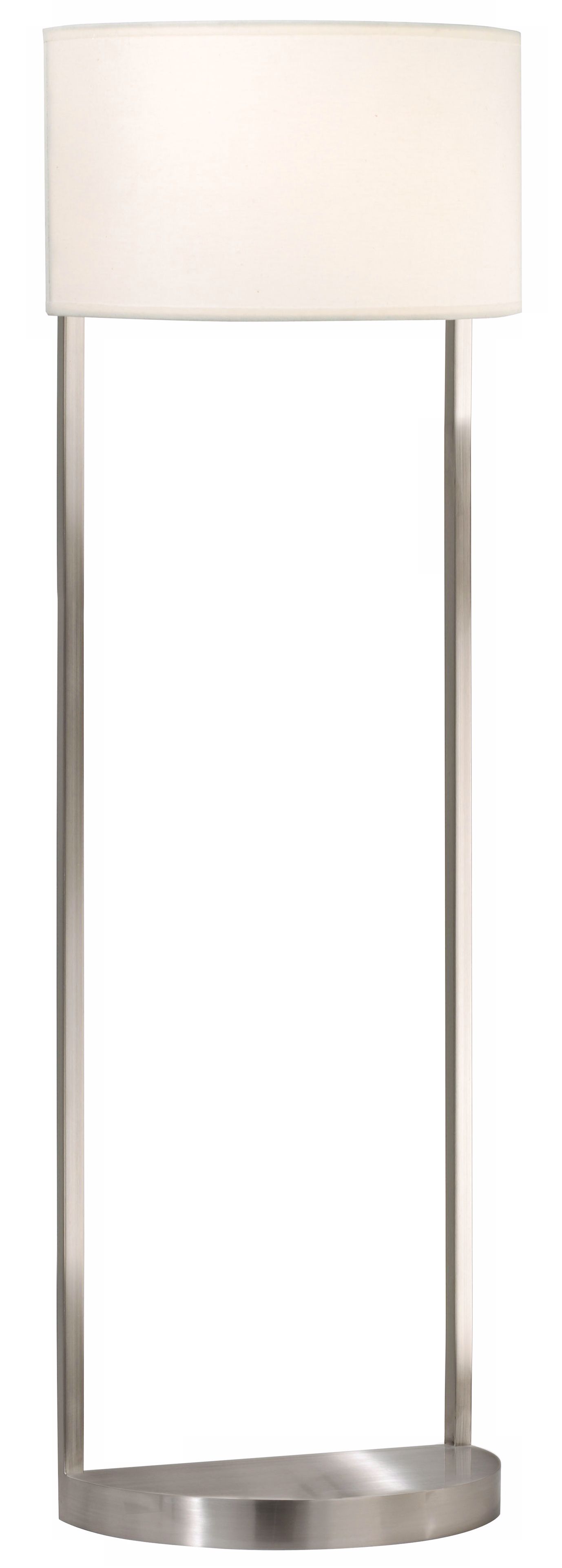 Sonneman Hemi Satin Nickel Floor Lamp