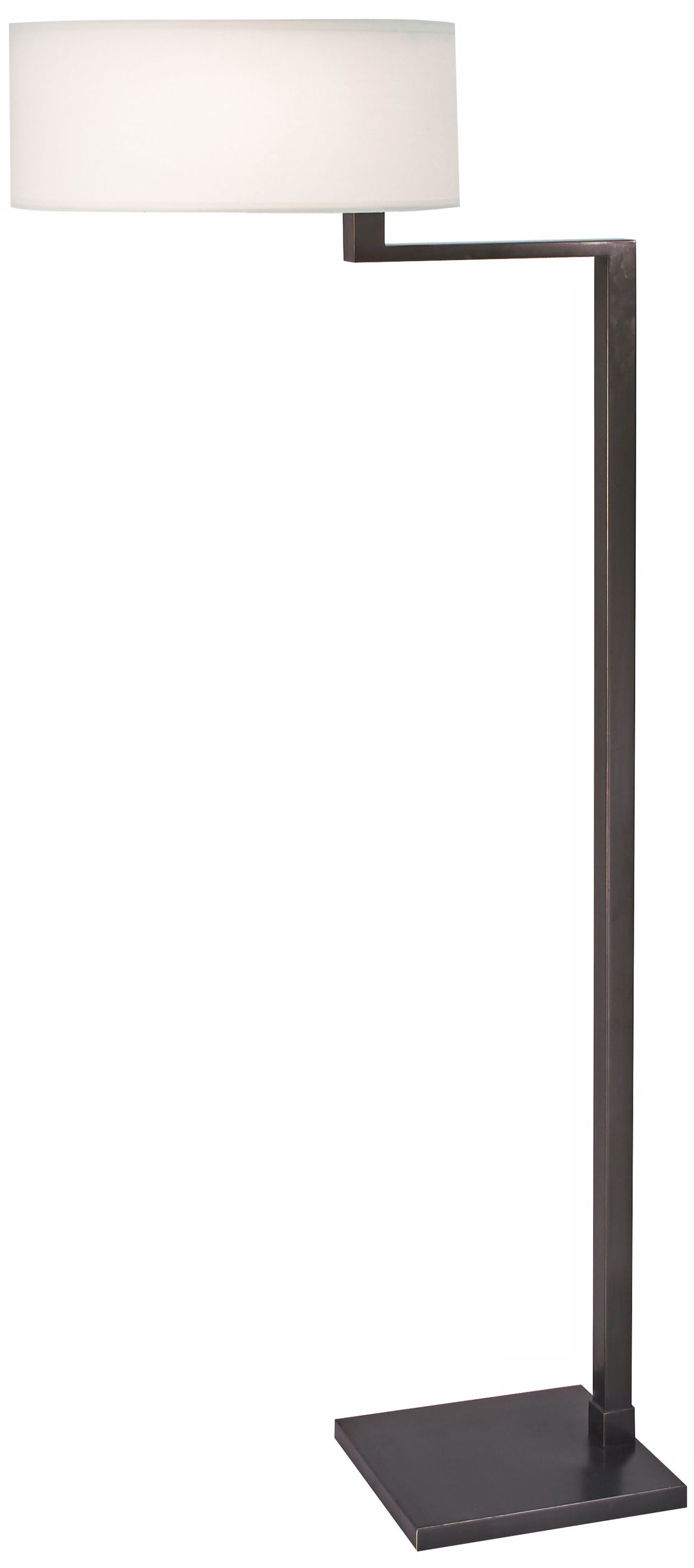 Sonneman Quadratto Swing Black Brass Floor Lamp