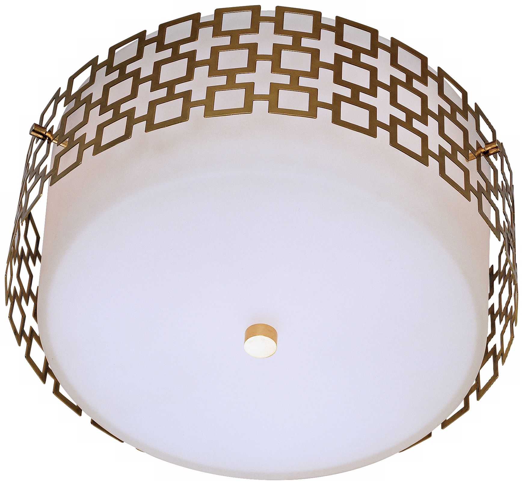 Jonathan Adler Parker 15 1/4" Wide Brass Ceiling Light