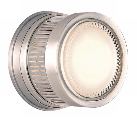 Gear Satin Aluminum 5" Wide Outdoor Wall or Ceiling Light