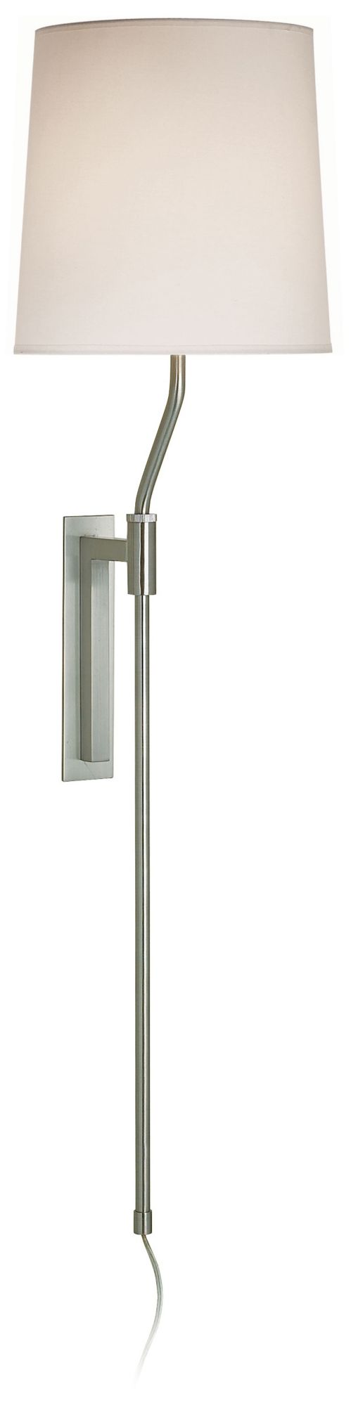 Sonneman Palo Satin Nickel Plug-In Wall Lamp