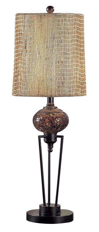 Glass Mosaic String Shade Night Light Table Lamp