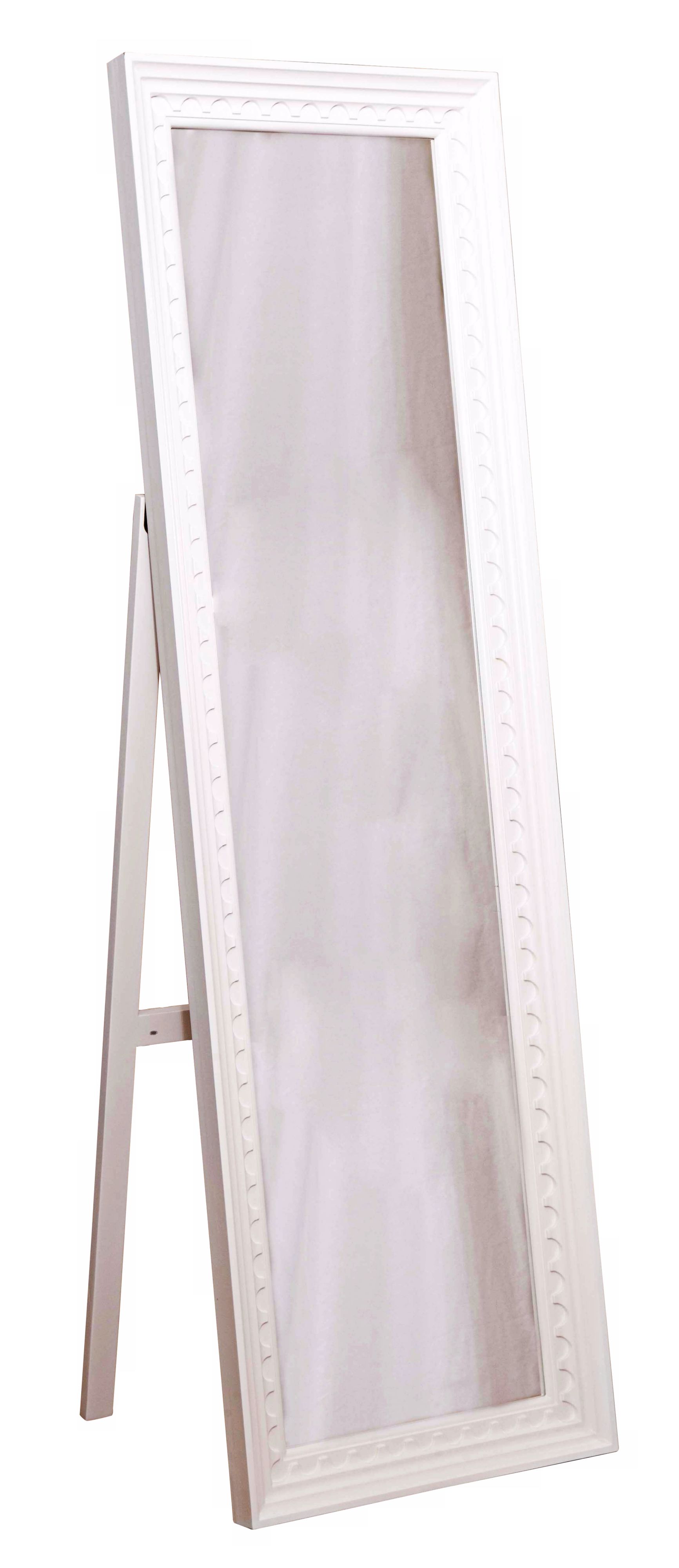 Cambridge White Cheval 65" High Mirror