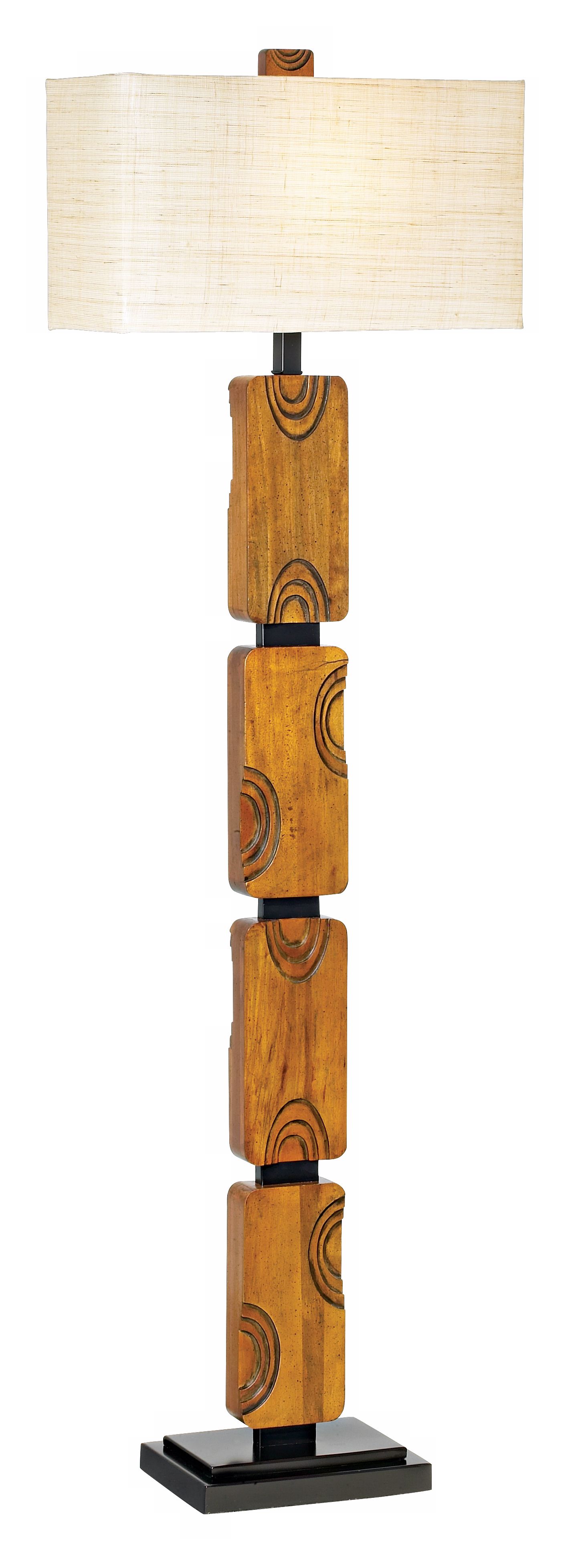 National Geographic Balinese Temple Floor Lamp