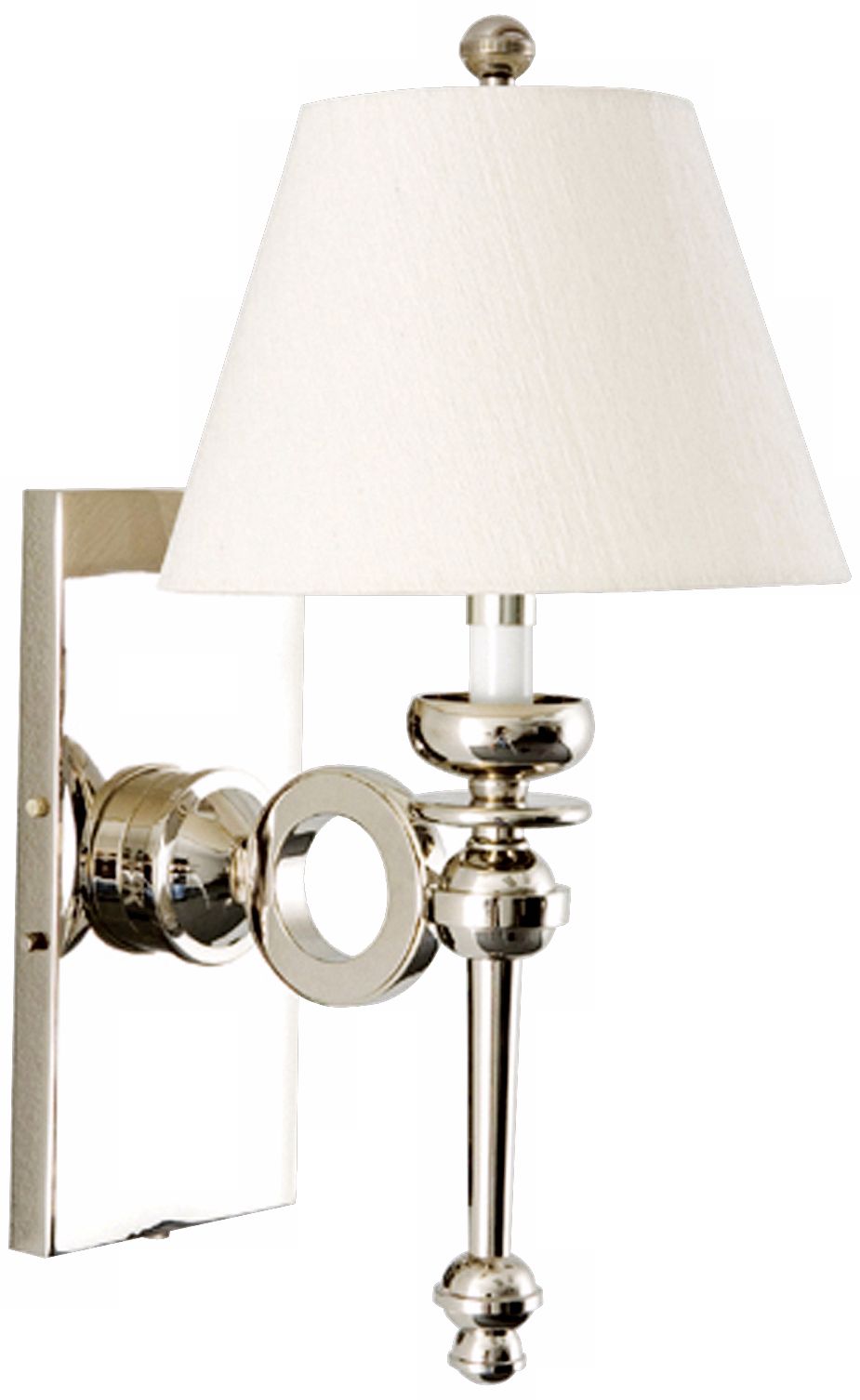 Frederick Cooper Moderne Nickel 17 1/2" High Plug-In Sconce