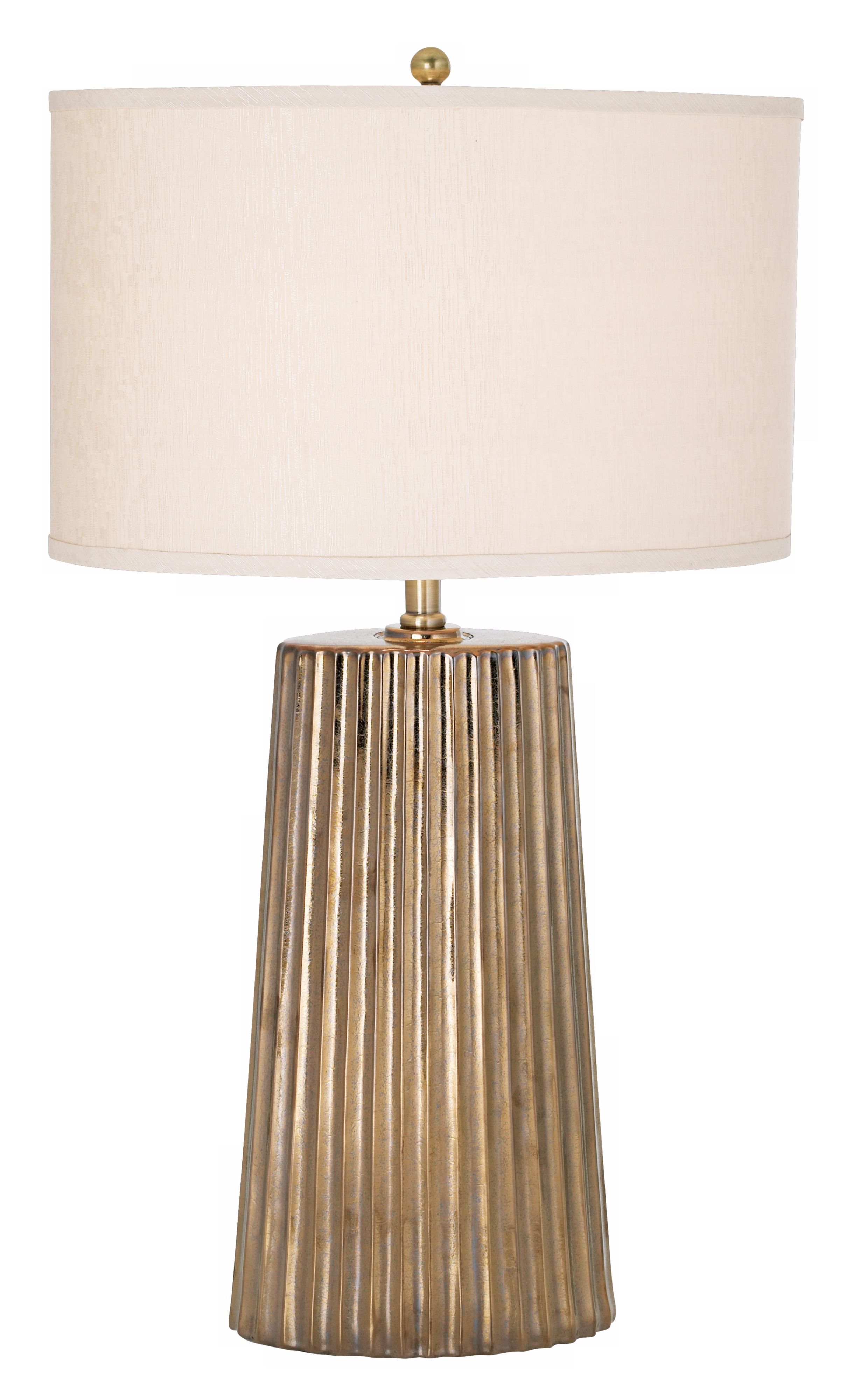 Kathy Ireland Tangiers Glazed Ceramic Table Lamp