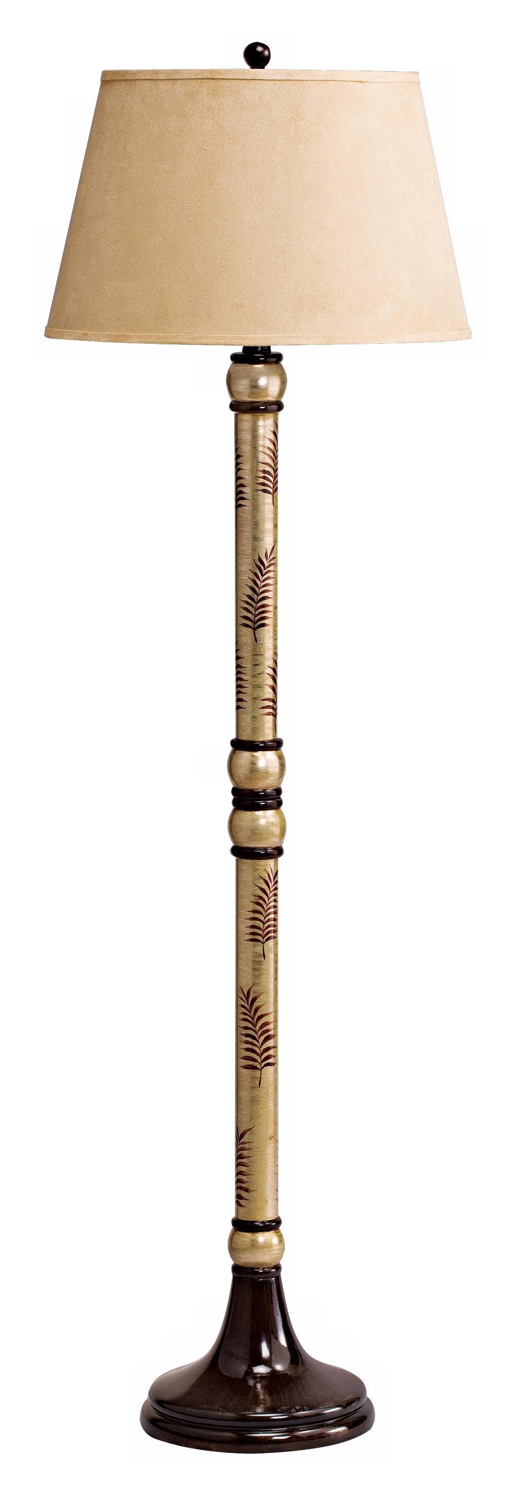 The Woodlands Hand-Painted Floor Lamp