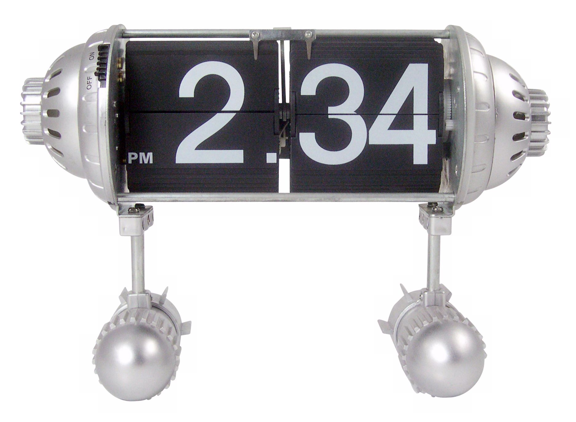 Flip Desktop 6" High Alarm Clock