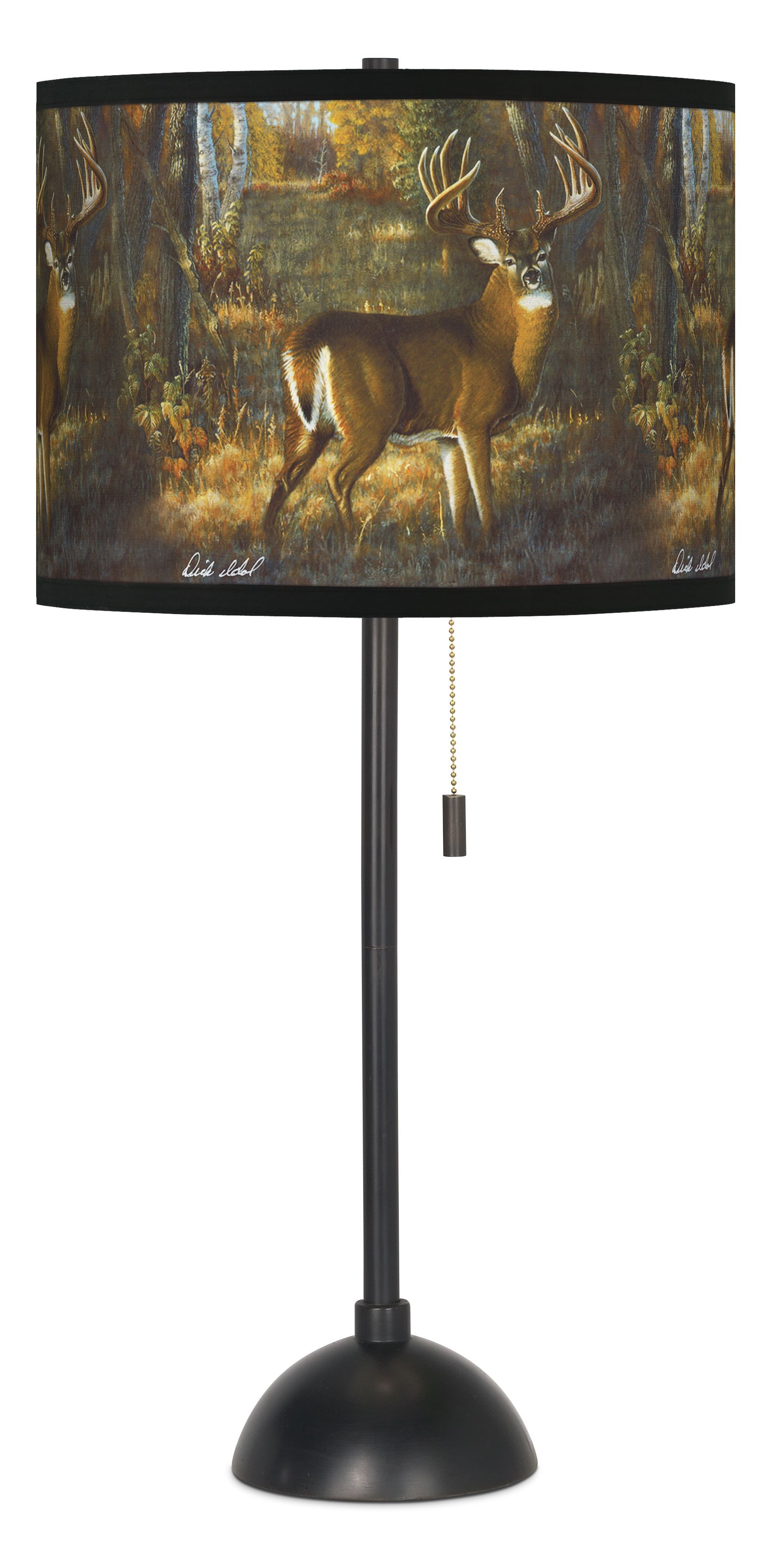 Dick Idol Legend of the Prairie Giclee Table Lamp