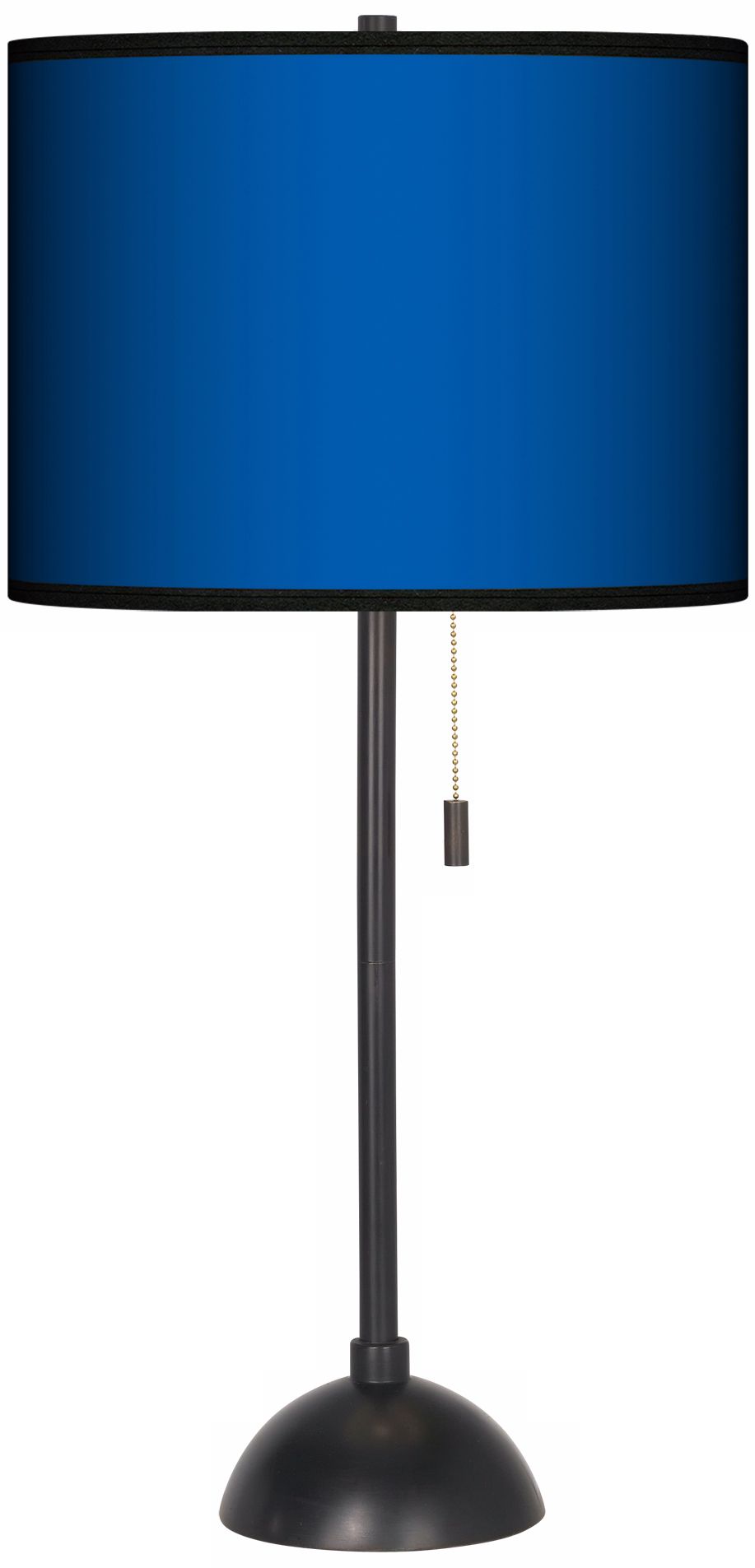 All Blue Bronze Base Giclee Table Lamp