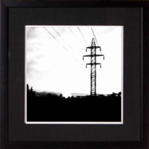Powerlines II Under Glass 18" Square Wall Art
