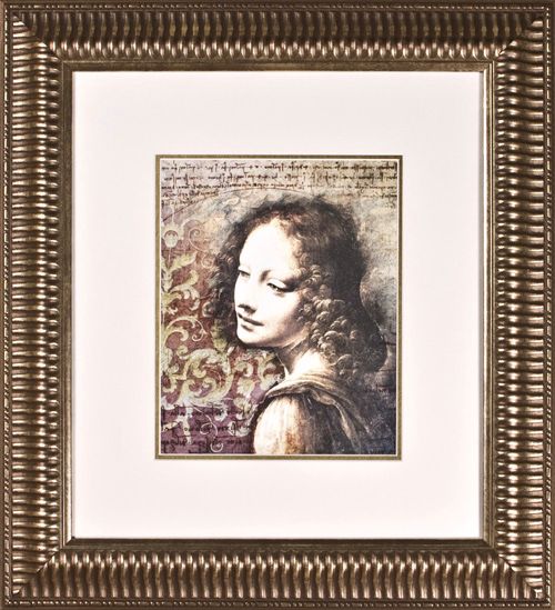 Ladies of Elegance I Print Under Glass 21" High Wall Art