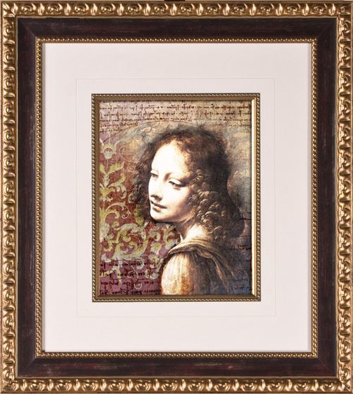 Classic Beauty I Print Under Glass 20 1/4" High Wall Art