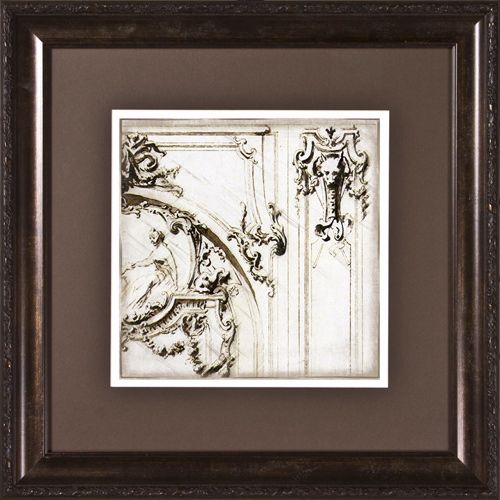 Archway Details I Print Under Glass 19 1/2" Square Wall Art