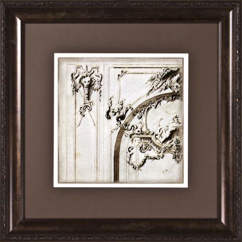 Archway Details II Print Under Glass 19 1/2" Square Wall Art