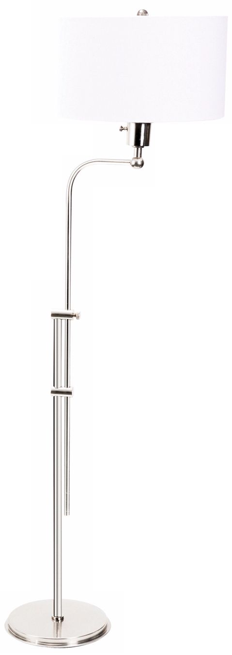 Casa Mila III Nickel Finish Floor Lamp